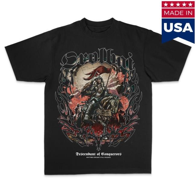 Official Full Violence Clothing Myktybek Orolbai "Classic" Hot Shirt in Black