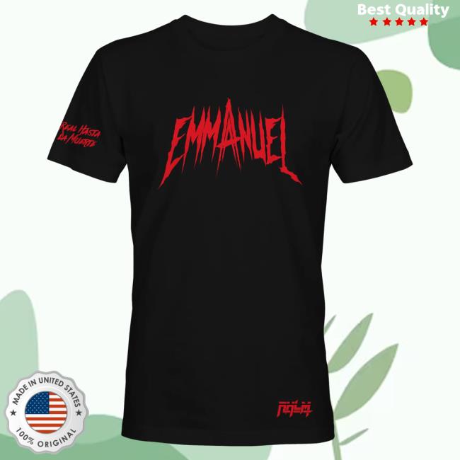 Official Anuel Aa Clothing Store Shop Anuelmerch Emmanuel RHLM Real Hasta La Muerte Black Top Shirt Anuelaa Merch