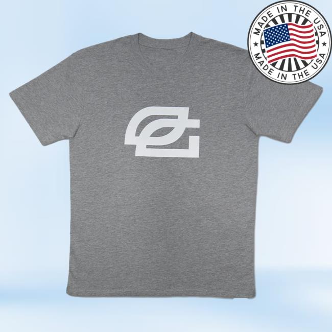 Official Optic Gaming Merch Store Optic Gaming Green Label Big Logo Shirt 2024 Grey Optic Gaming Apparel Clothing Shop OpticGaming