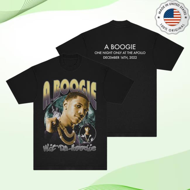 Official A Boogie Wit Da Hoodie Merch Julius Dubose Apollo Shirt