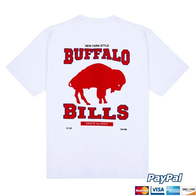 Official Golf Wang Merch Bills Sauce Tees by Golf Wang x NFL
