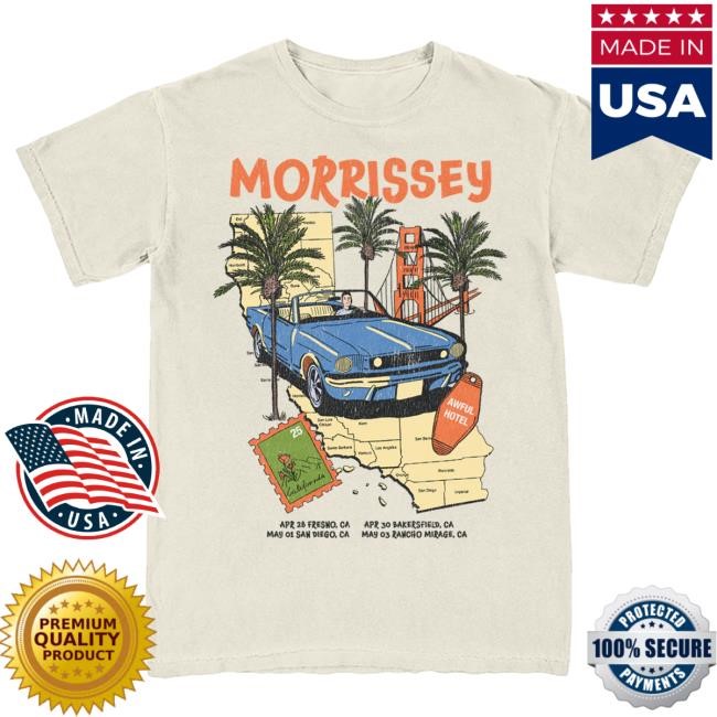 Mporium California Top Shirt Official Morrissey Merch Store Shop