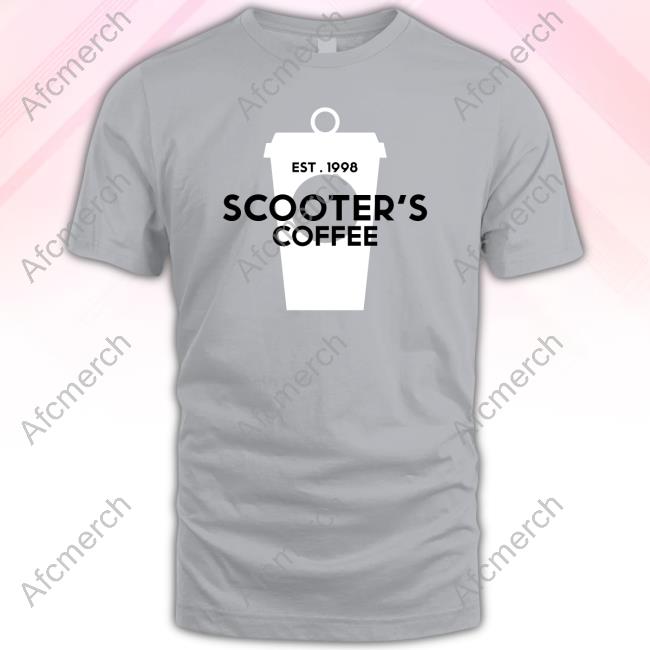 Official Scooter's Coffee T-Shirt Official Est 1998 Scooter's Coffee Tee Shirt