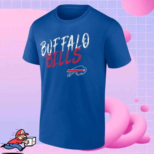 NFL Football Buffalo Bills Hustle Royal Tee