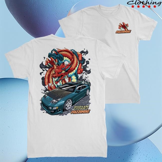 Official PrizzaMike Merch 240zx Dragon Tees