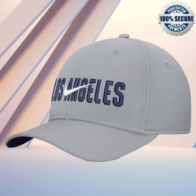 Premium MLB Baseball Los Angeles Dodgers Nike Primetime Rise Gray Cap