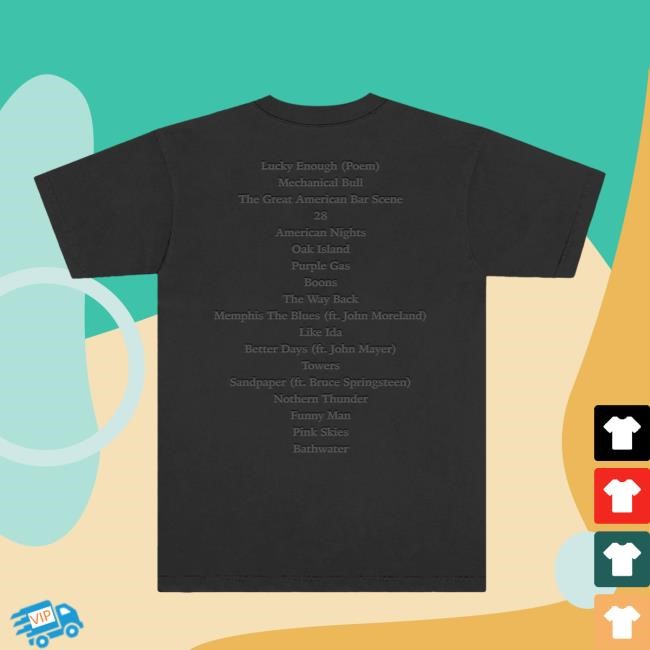 Bar Scene Black Album Tee Shirt Zach Bryan Shop