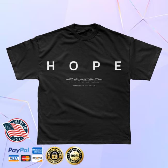 Official Nf Real Music Merch Store Hope T-Shirts Black Nfrealmusic Shop