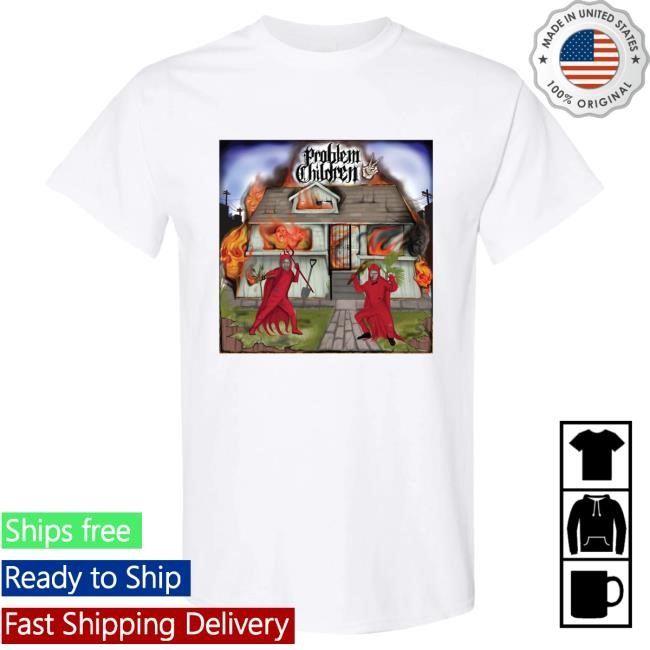 Official Chapter 17 Records Merch Store Shop Ouija Macc Problem Children 2 Airbrush Dopey Shirts - White Chapter17Records