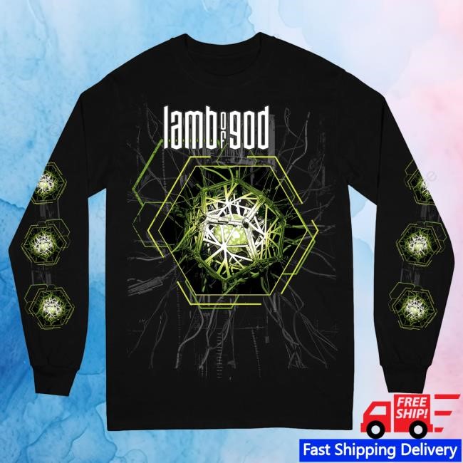 Lamb of God Authentic Into Oblivion Hexagon Long Sleeve Lamb of God Authentic Into Oblivion Hexagon Long Sleeve