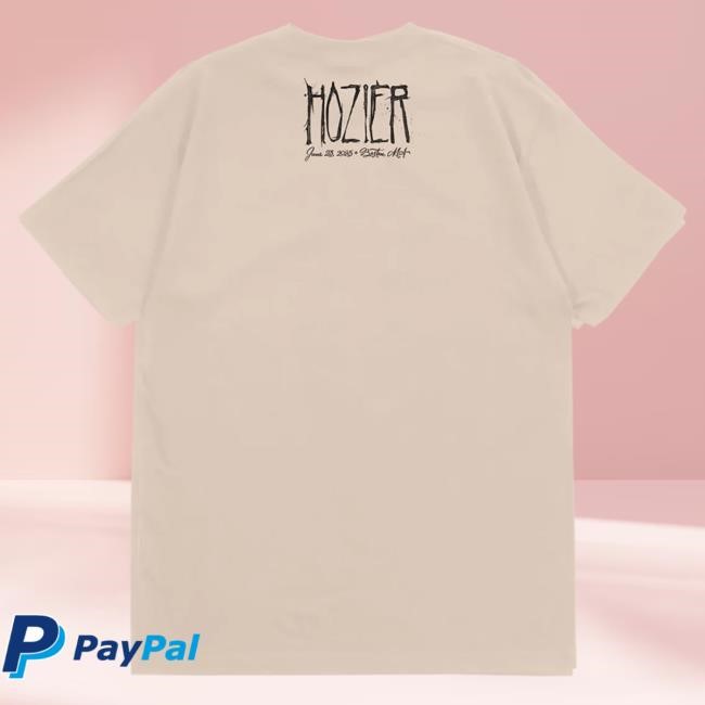 Official Hozier Merch Store Boston June 23 Show Shirts
