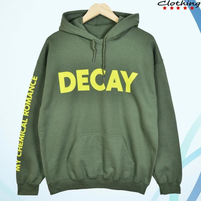 My Chemical Romance Decay Mcr Decay 2022 Tour Hoodie My Chemical Romance Decay Mcr Decay 2022 Tour New Hoodie
