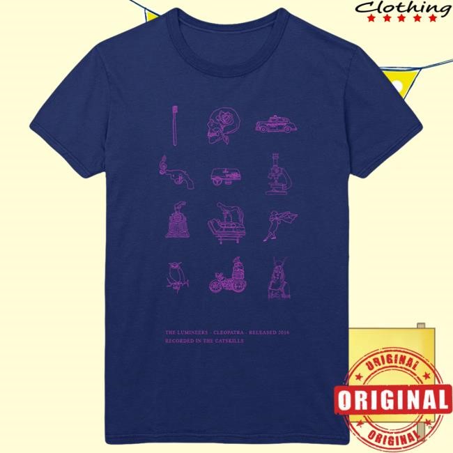 The Lumineers Cleopatra Illustration Tee Shirt The Lumineers Merch