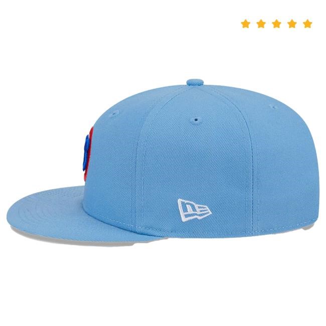 Chicago Cubs New Era Sky Blue 84 Logo 9FIFTY Snapback Hat | Buy Official Clark Street Sports