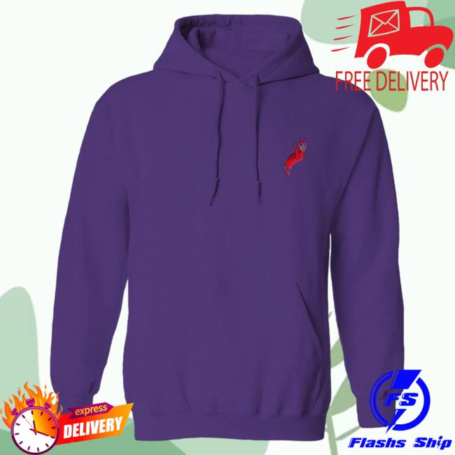 Official Merch Bar Miley Cyrus Merch Store Miley Cyrus Red Hand Hooded Sweatshirt MerchBar MileyCyrus Apparel Clothing Shop