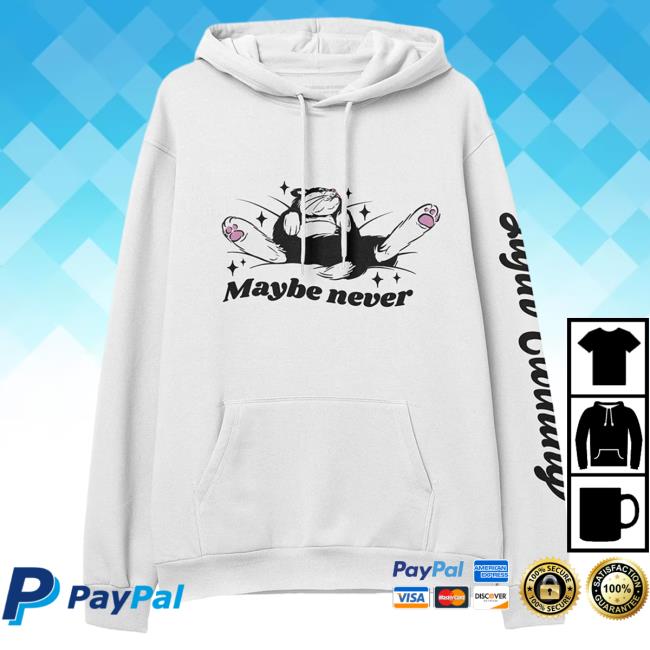 Official Yujin Clothing Maybe Never Crew neck White