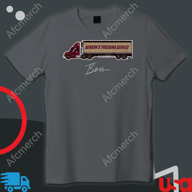 Trey Benson Benson's Trucking Service Tee Shirt