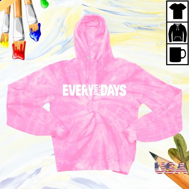 Official Official Snow Tha Product Clothing Merch Every Day Days Everydaydays Tie Dye Crewneck Sweatshirt Pink SnowThaProduct