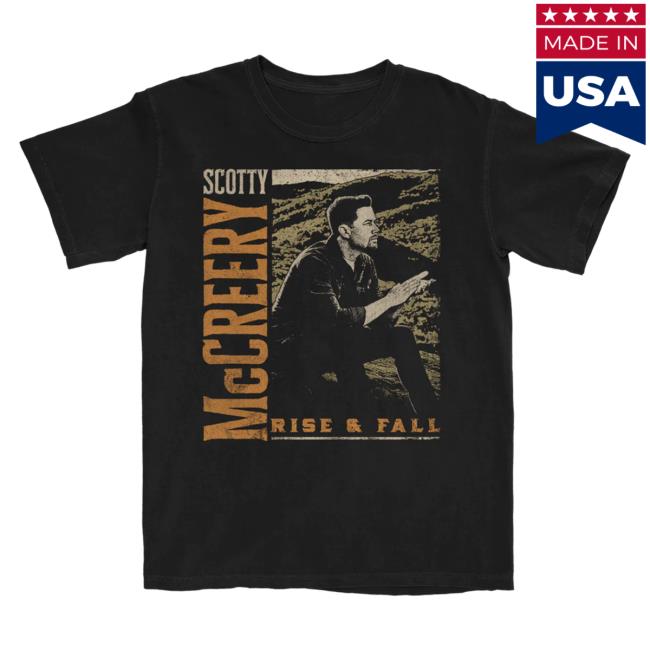 Official Scotty McCreery Merch Store Rise & Fall Photo Shirt 2024 Scotty McCreery Apparel Clothing