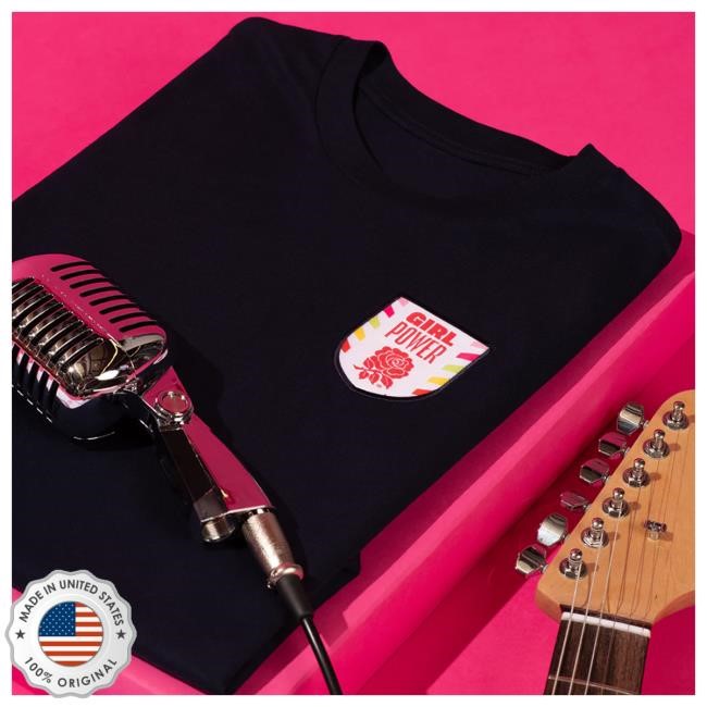 Official Spice Girls Merch Store Red Roses x Spice Girls Standard Fit Navy Tees