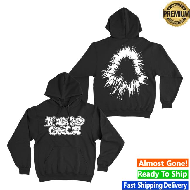 Official Atlantic Records Merch 100 Gecs 10,000 gecs Pullover Hoodie 100Gecs