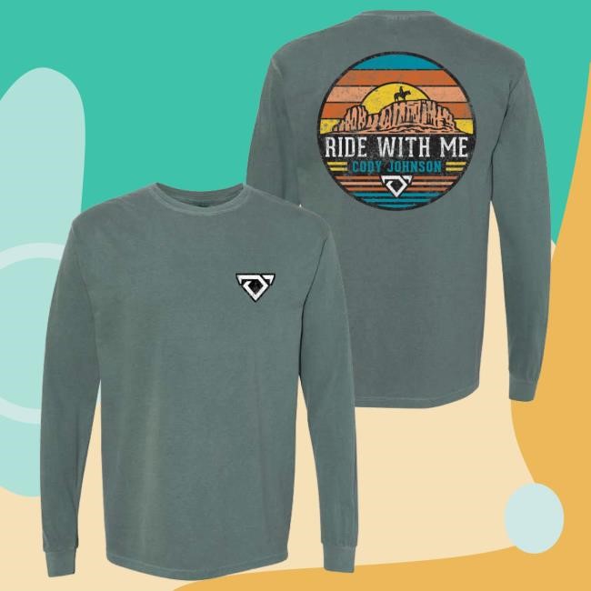 Ride With Me Long Sleeve Tee Cody Johnson Music Store