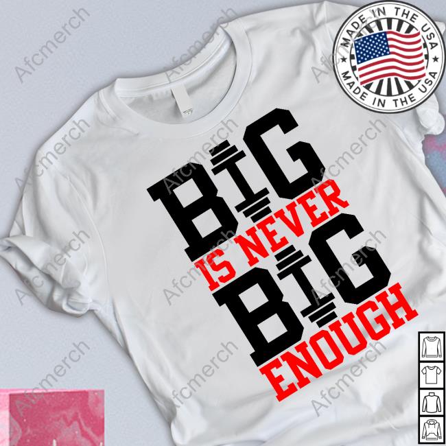 Big Is Never Big Enough Long Sleeve Tee Fursuit Friday