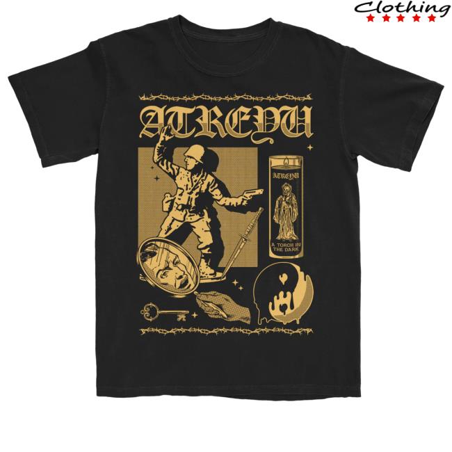 Atreyu Merch Atitd Torch Light Hooded