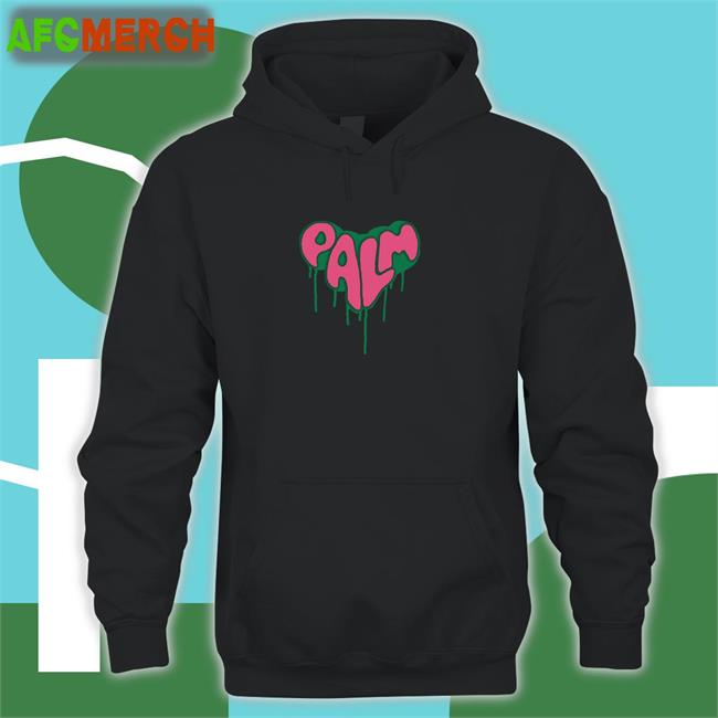 Lee Know Palm Angels Spray Heart Edition Limited Hoodie Lena Staysday6