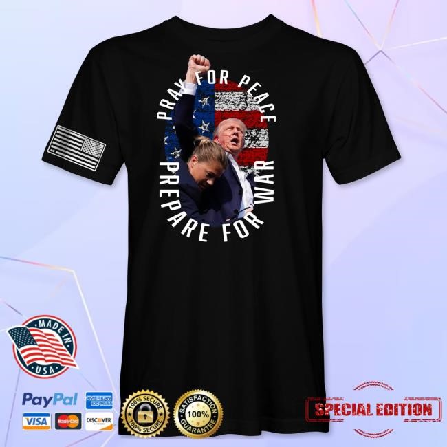 Official HodgeTwins Merch Store Keith and Kevin Trump Pray For Peace Shirt 2024