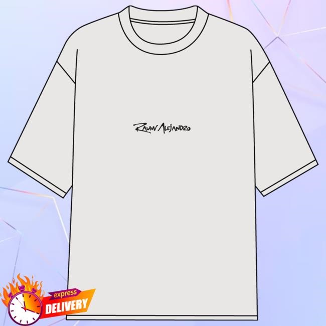 Official Rauw Alejandro Merch Store Rauw Alejandro Touching The Sky Attractive Shirt - White RauwAlejandro