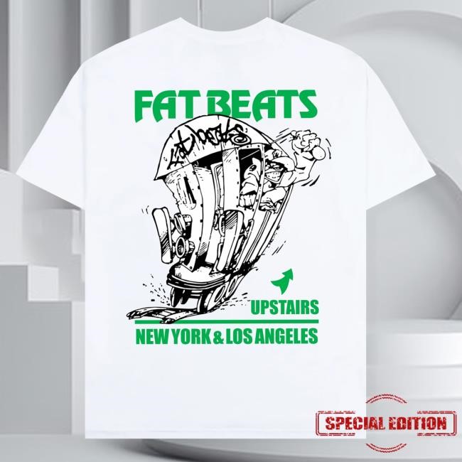 Official Complex Clothing Store Shop Pleasures x Fat Beats 30th Anniversary Shirt Complex Merch Apparel