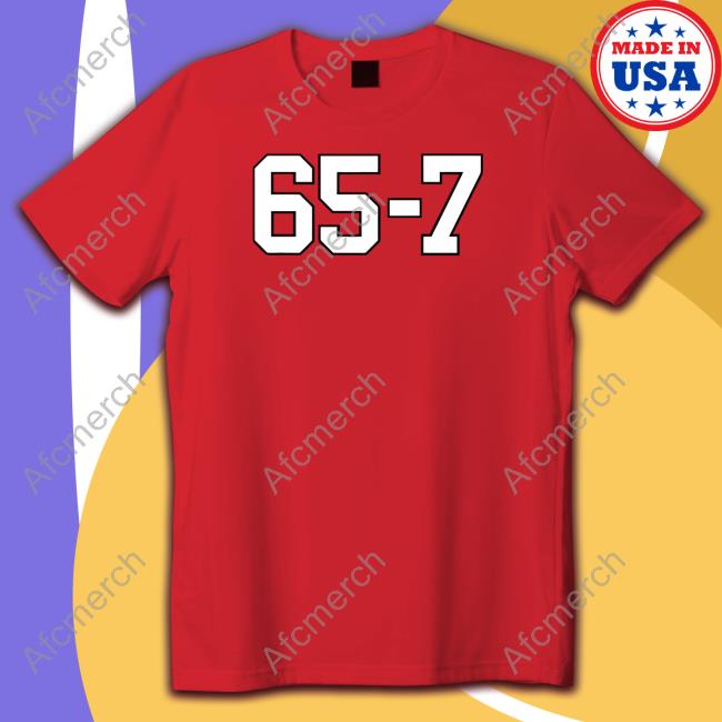 Official Barstool Sports Store 65-7 Tee 65-7 Tee Shirt