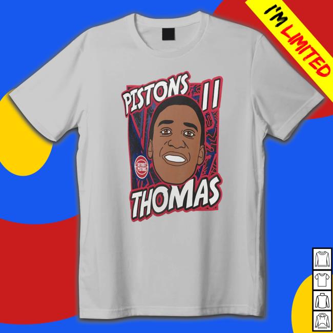 Isiah Thomas Detroit Pistons Mitchell & Ness Youth Hardwood Classics King of the Court Player T Shirt
