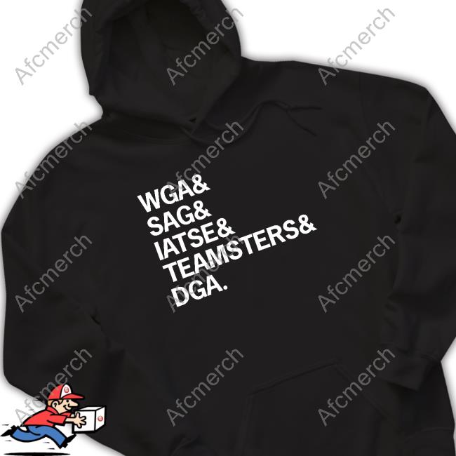 Wga & Sag & Iatse & Teamsters & Dga Shirt Eric Haywood
