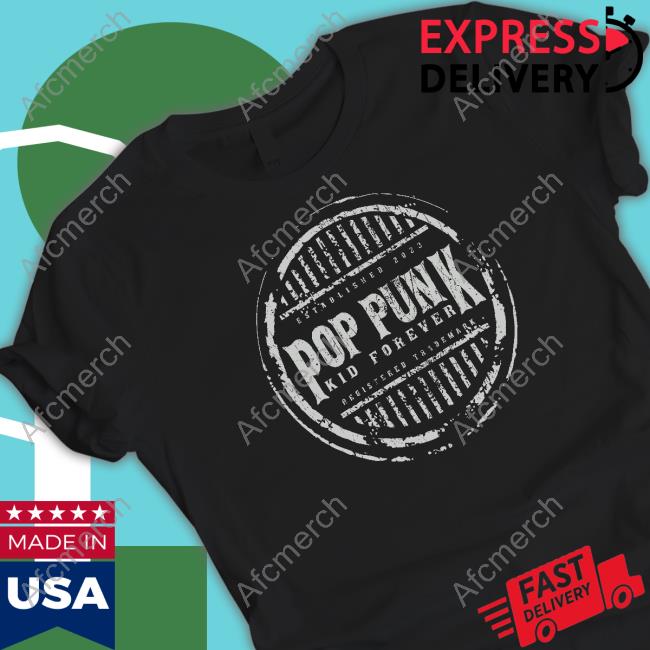 Official Pop Punk Kid Forever Shop Pop Punk Kid Forever Signature Shirt
