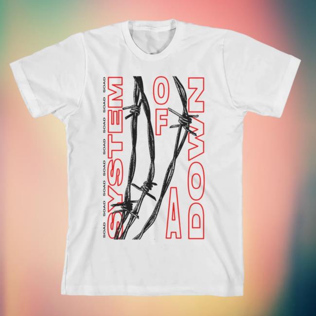 System Of A Down Barbed Wire Shirt