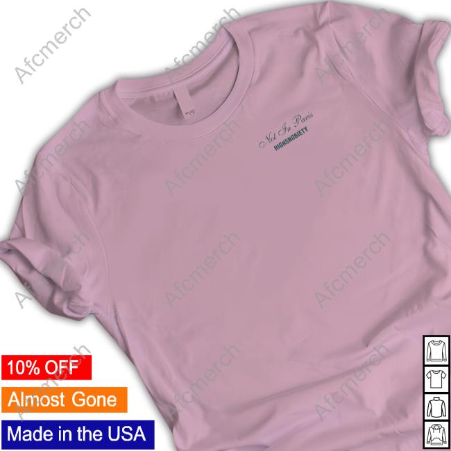 Highsnobiety Merch Not in Paris 5 Shirts