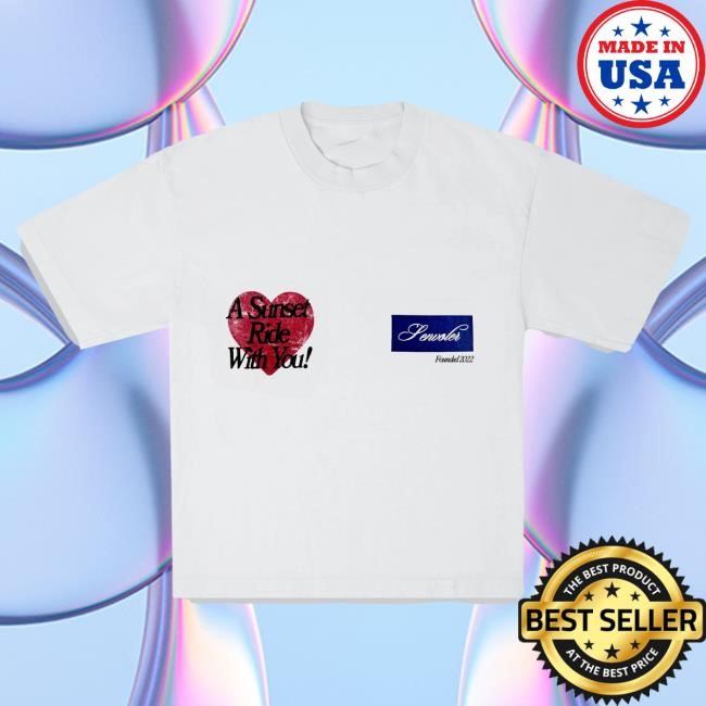 Official Senvoler Store Shop Senvoler Studio Sunset Ride Boxy Hot Shirt