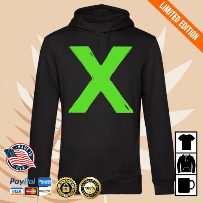 Official Ed Sheeran Merch Store Shop X (10Th Anniversary Edition) Swearter Hoodie