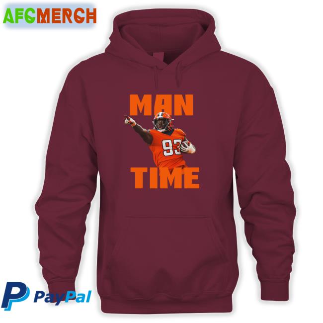 Caleb Okechukwu Man Time Hooded Sweatshirt