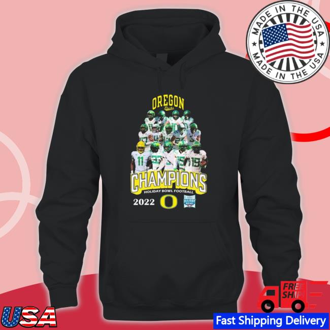 Oregon Ducks Champions Holiday Bowl Football 2022 T-Shirt