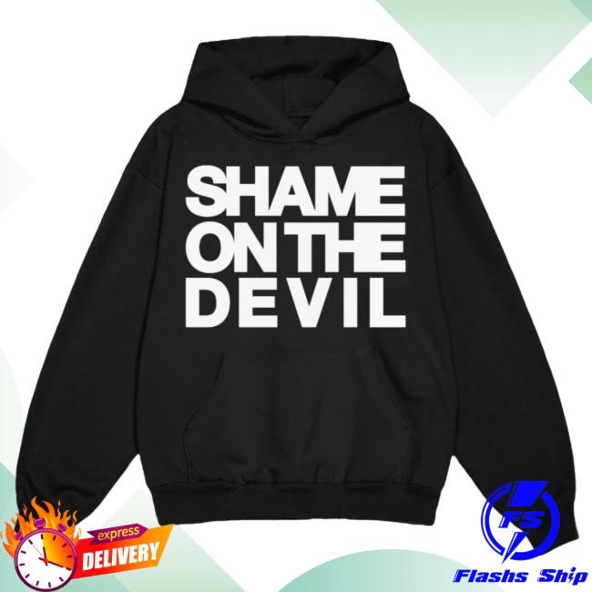Official Vince Staples Merch Store Shame On The Devil Hooded Sweatshirt