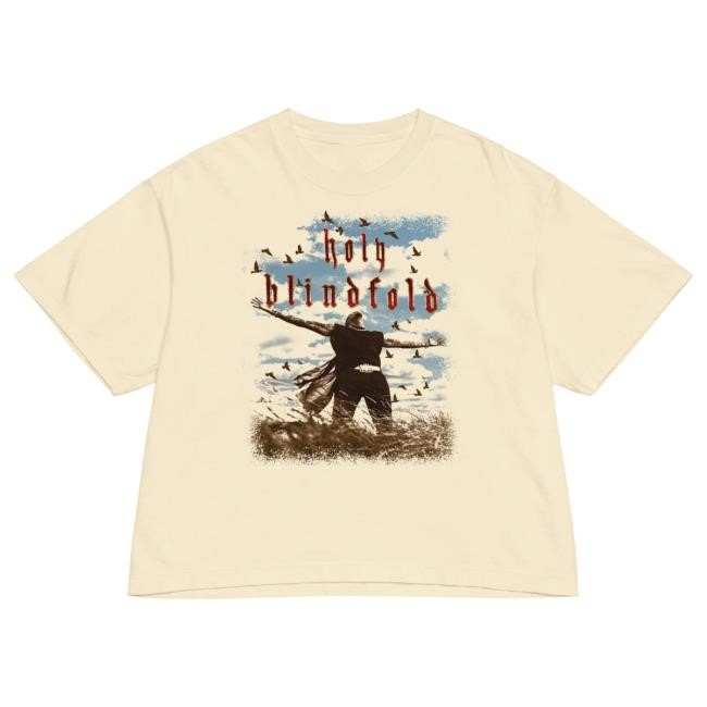 Chris Brown Holy Blindfold Women's Heavyweight Boxy Shirt