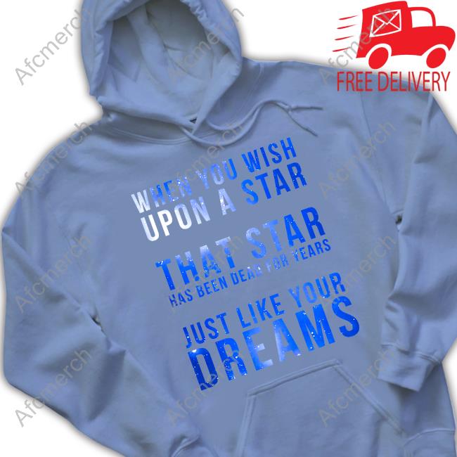 When You Wish Upon A Star That Star Has Been Dead For Years Just Like Your Dreams Hoodie