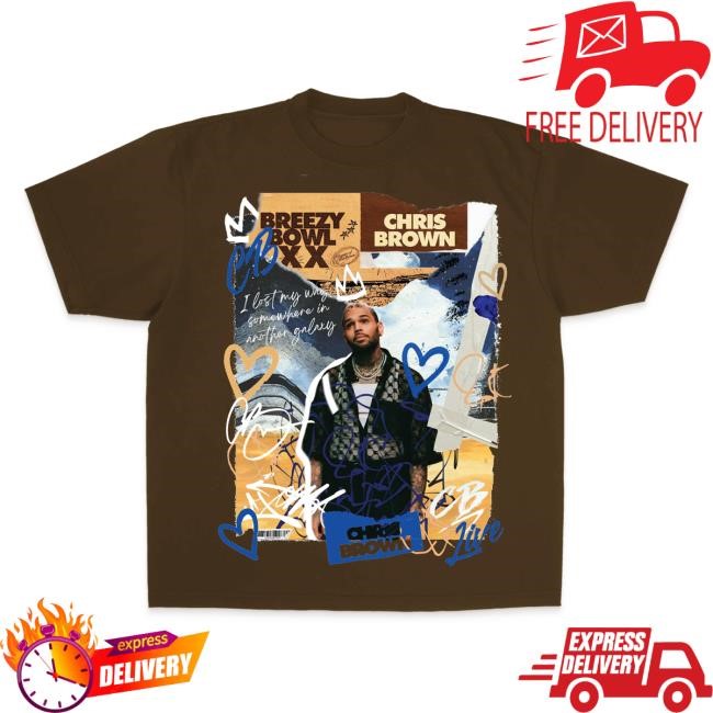 Chris Brown Breezy Bowl XX Scrapbook S/S Tshirt