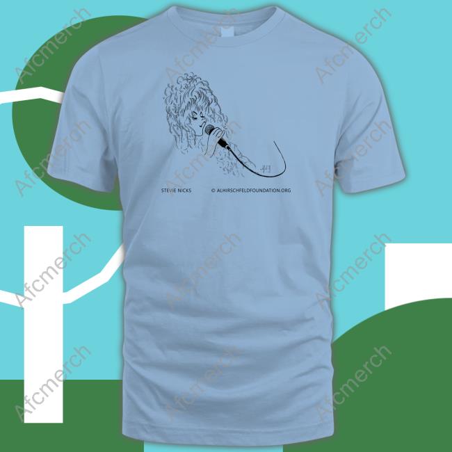The Shop At The Historic New Orleans Collection Merch Stevie Nicks By Al Hirschfeld Tee Shirt