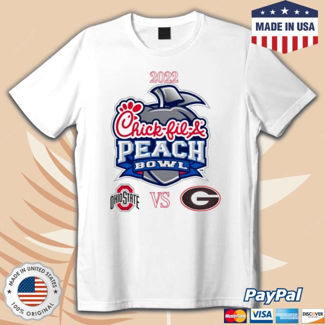 2022 Chick-Fil-A Peach Bowl Georgia Vs Ohio State Mercedes-Benz Stadium Atlanta Crewneck Sweatshirt