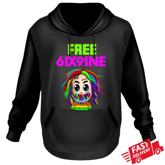 Official 6ix9ine Merch Store Tekashi 6Ix9ine Free 6Ix9ine Black Hoodies