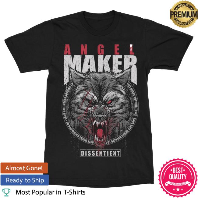 Official Indie Merch Store Shop AngelMaker Battle Wolf T Shirt IndieMerchStore